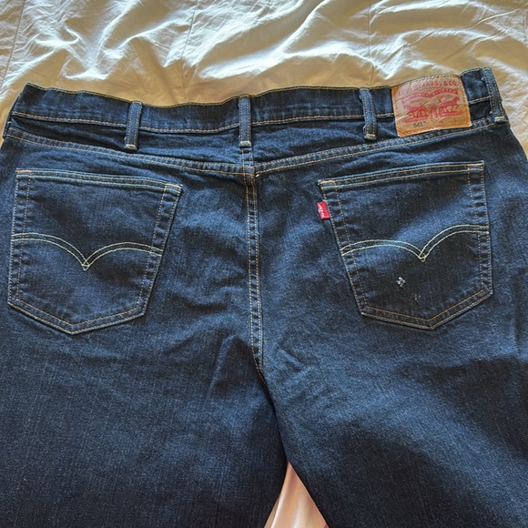 Levi’s 541 Men’s Athletic Build Dark Wash Jeans Width 46” & Length 36” - Picture 5 of 9